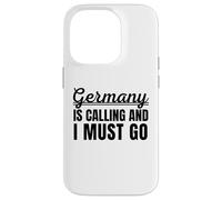 l'Allemagne Appelle et Je Dois Aller Voyageur Vacances allemandes Coque pour iPhone 14 Pro