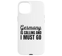 l'Allemagne Appelle et Je Dois Aller Voyageur Vacances allemandes Coque pour iPhone 15 Plus