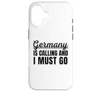 l'Allemagne Appelle et Je Dois Aller Voyageur Vacances allemandes Coque pour iPhone 16