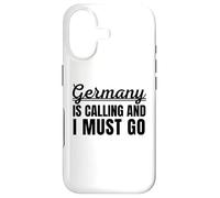 l'Allemagne Appelle et Je Dois Aller Voyageur Vacances allemandes Coque pour iPhone 17