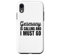 l'Allemagne Appelle et Je Dois Aller Voyageur Vacances allemandes Coque pour iPhone XR
