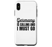 l'Allemagne Appelle et Je Dois Aller Voyageur Vacances allemandes Coque pour iPhone XS Max