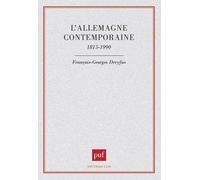 Allemagne contemporaine 1815-1990