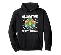 L'alligator est Mon Animal Spirituel, Dessin animé Kawaii, Funny Gators Sweat à Capuche