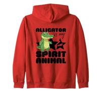 L'alligator est Mon Animal Spirituel, Dessin animé Kawaii, Funny Gators Sweat à Capuche