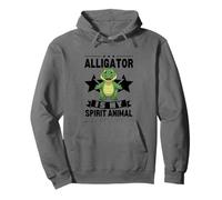 L'alligator est Mon Animal Spirituel, Dessin animé Kawaii, Funny Gators Sweat à Capuche