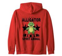 L'alligator est Mon Animal Spirituel, Dessin animé Kawaii, Funny Gators Sweat à Capuche