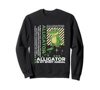 L'alligator est Mon Animal Spirituel, Dessin animé Kawaii, Funny Gators Sweatshirt