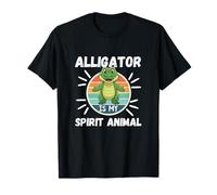 L'alligator est Mon Animal Spirituel, Dessin animé Kawaii, Funny Gators T-Shirt