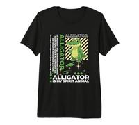 L'alligator est Mon Animal Spirituel, Dessin animé Kawaii, Funny Gators T-Shirt Haut de Gamme