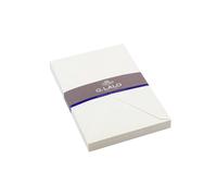 Clairefontaine Enveloppes Lalo 20800L – 25 doublées gommées 16,2×22,9 cm Vergé de France Blanc