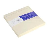 Lalo 22416L Pack 25 Enveloppes Doublées Gommées 16,5x16,5cm Vergé Ivoire