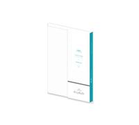 Lalo 27600L - Un sachet de correspondance comprenant 10 cartes simples 10,7x15,2 cm 320g et 10 enveloppes doublées 11,4x16,2 cm, Vélin de France, Blanc