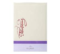 Lalo 60503L - Un sachet de correspondance typo-lettering comprenant une carte simple 10,7x15,2 cm et une enveloppe 11,4x16,2 cm 350g, Félicitations