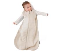 LaLoona Gigoteuse Bébé Été Mousseline sans Manches 0.5 TOG - Beige 70 cm