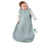 LaLoona Gigoteuse Bébé Été Mousseline sans Manches 0.5 TOG, Turbulette Légère 100% Coton Respirant - Gigoteuse Ete Printemps Certifiée Oeko-Tex - Vert Menthe (70 cm)