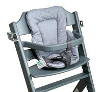 LaLoona Reducteur Chaise Haute pour Safety 1st / Bebeconfort Timba - Coussin Assise Bebe Moelleux, OEKO-TEX Standard 100, Agréable pour la Peau, Lavable en Machine - Gris