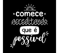 L'alphabet portugais brésilien devient pom-pom girl Ce monde a déjà trop de critiques Stickers muraux 67.2x77.8cm Amovible sans laisser de colle Blanc