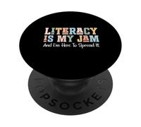 L'alphabétisation drôle, C'est Mon Truc et Je suis là pour la Diffuser PopSockets PopGrip Adhésif