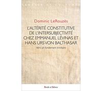 L'altérité constitutive de l'intersubjectivité