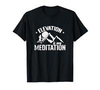 L'altitude, C'est ma méditation et ma Course à Pied T-Shirt