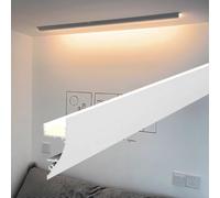 L'aluminium LED, Diffuseur en aluminium monté en surface de la Manche de LED for le bâti de couronne et la bande de LED 3ft-164ft(14ft/4.3m)