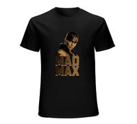 LAM PURE Mad Fury Road Charlize Theron Movie Fan Short-Sleeve T-Shirts Black M