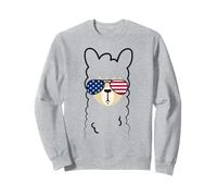 Lama Americana Drapeau américain du 4 Juillet Sweatshirt