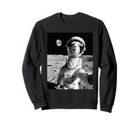 Lama Astronaute Selfie sur La Lune Amant Drôle De Lamas Sweatshirt