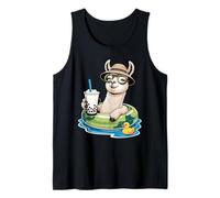 Lama Boba Perle Thé au Lait Lamas Débardeur