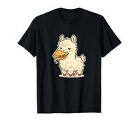 Lama Burger Chill Dessin animé T-Shirt