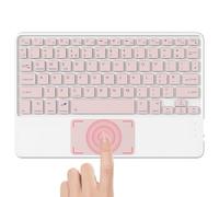 LAMA Clavier sans fil avec pavé tactile pour iPad, Windows et Android | Pavé tactile multi-touch et 13 touches de raccourci, connexion Bluetooth stable, ultra fin et léger pour les voyages et un