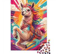 Lama Éclat Couleur Puzzle, 1000 Pièces Jeu Intérieur Adulte
