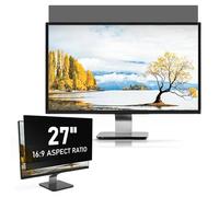 LAMA Film de protection d'écran pour écran d'ordinateur - 27" - Filtre de confidentialité amovible - Avec protection anti-éblouissement de la lumière bleue - 27", 16:9