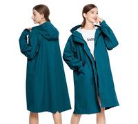 LAMA Imperméable Poncho de Pluie Imperméable Veste de Pluie Unisexe Imperméable Cape de Pluie Vêtement de Protection pour la Pluie Imperméable pour Homme Femme Vélo Randonnée Camping Voyage, Bleu