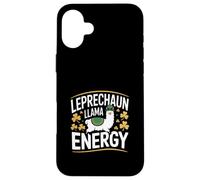 Lama Leprechaun Energy Funny Irish Lama Coque pour iPhone 16 Plus
