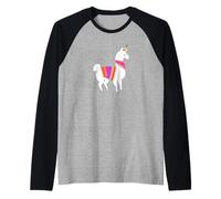 Lama Magique Rainbow Llamacorn Manche Raglan