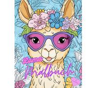 Lama Malbuch für Kinder ab 8 Jahren: Das ideale Geschenk für alle Lama und Alpaka Fans sowohl Teenager als auch Erwachsene - 50 coole, süße und fantasiereiche Motive zur Entspannung