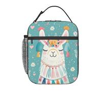 Lama Sac Glaciere Portable Sacs Dejeuner Réutilisable Sac Isotherme Repas Pour Étudiant Bureau École