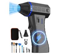 LAMA Souffleur de poussière électrique, 130 000 tr/min mini souffleur à jet Mini souffleur électrique à jet, mini souffleur à jet sec, souffleur d'air rechargeable pour clavier, PC, voiture