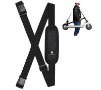 lamaki Bandoulière de Transport pour Trottinette Électrique Enfant & Adultes - Sangle de Transport Réglable 110-160 cm - Compatible Xiaomi, Ninebot, Cecotec - Sangle Porte Velo - Velo Porte Enfant