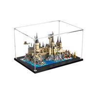 LAMAME Vitrine Acrylique pour Lego 76419 Château et Terrain de Poudlard, Boîte de Présentation Transparente Antipoussière, 3MM