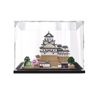 Acrylique en Vitrine pour 21060 Château de Himeji Construction Modèle,Boîte De Présentation Transparente Antipoussière Compatible avec Lego 21060 (Modèle Non Inclus) A,3MM