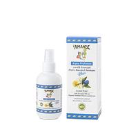 L'AMANDE - Eau parfumée pour femme et homme, spray sans alcool, hydratant corps relaxant avec huiles essentielles naturelles, lotion rafraîchissante délicate au parfum de myrte - fleurs et baies de