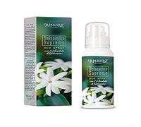 L'Amande - Spray désodorisant femme sans alcool ni sels d'aluminium, doux et naturel pour les peaux sensibles, déodorant hydratant à l'aloe vera et à la rose - Jasmin Suprême, 100 ml