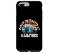 Lamantin Facilement distrait par Les lamantins de Vache de mer drôles lamantins Coque pour iPhone 7 Plus/8 Plus