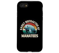 Lamantin Facilement distrait par Les lamantins de Vache de mer drôles lamantins Coque pour iPhone SE (2020) / 7/8