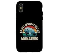 Lamantin Facilement distrait par Les lamantins de Vache de mer drôles lamantins Coque pour iPhone X/XS