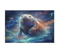 Lamantin Puzzles en Bois 1000 Pièces Adultes, Poster Jigsaw Puzzle, Design Unique Jouet Éduchatif pour Adolescents Et EnfFourmis （75×50cm）