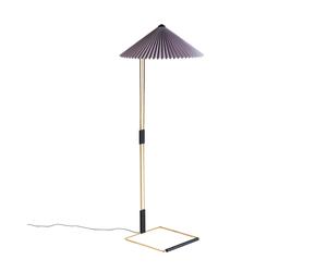 Lamapdaire LED Matin steel wire with polished brass finish